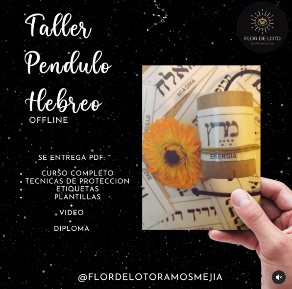 Taller Péndulo Hebreo - Flor de Loto Centro Holistico