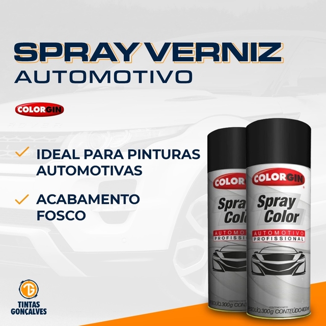 Spray automotivo Verniz fosco- 400ml