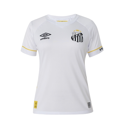 Camisa Santos I 23 24 Torcedor Umbro Feminina Branco