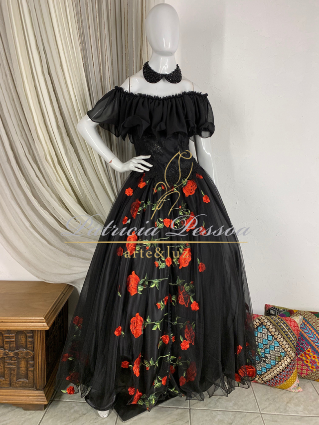 Roupa da pomba gira rosa vermelha clearance
