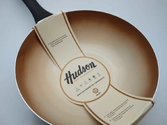 Wok sartén antiadherente cerámica - Hudson línea Cobre en internet
