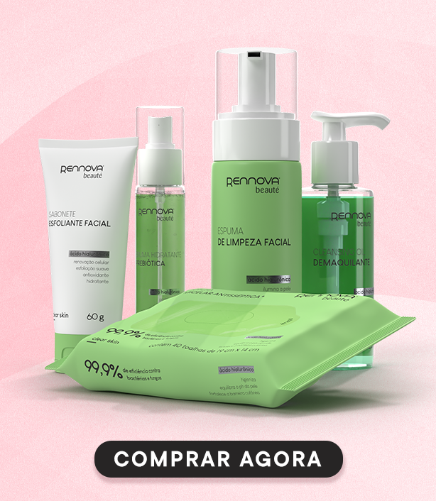 Banner de Rennova Beauté - Dermocosméticos com Ácido Hialurônico