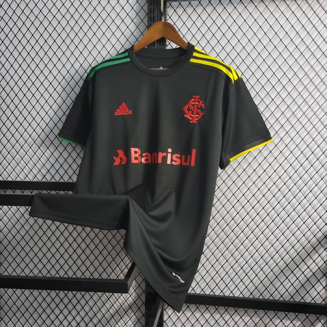 Adidas Camisa Internacional Iii Feminina 2023 Preto Verde