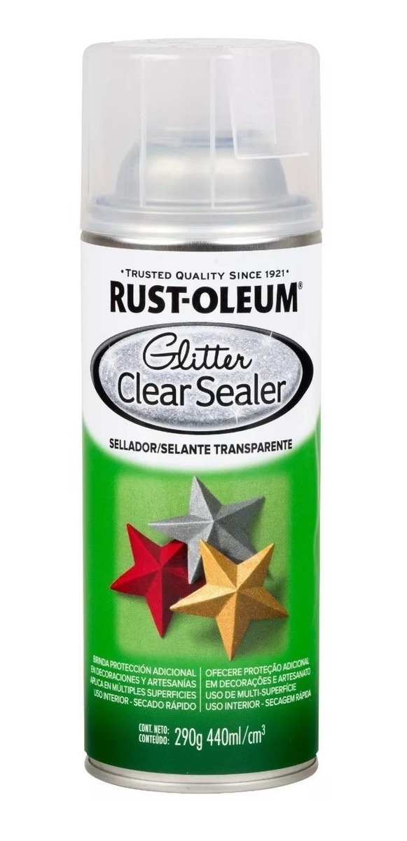 Rustoleum glitter sealer top
