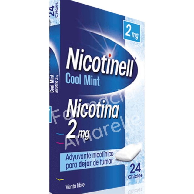 Chicles Nicotinell Menta 2 mg, Nicotinell Complementos de Farmacia -  Farmacias Del Plata