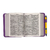 Bíblia Sagrada Letra Grande Com Harpa E Corinhos RC Pequena Carteira Lilás