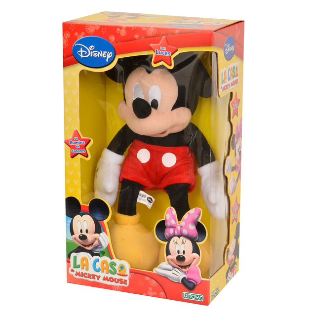 MUÑECO PELUCHE PLUSH LA CASA DE MICKEY MOUSE CON LUZ ART. 1529 DITOYS