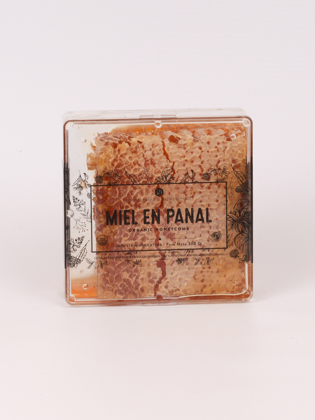 MIEL ORGÁNICA EN PANAL 300g