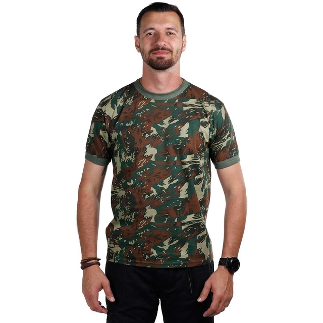 Camiseta Militar Camuflada Elite Especial Algod o