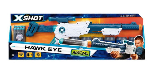 Pistola Escopeta X Shot Hawk Eye - Rifle De Juguete P/ Niños
