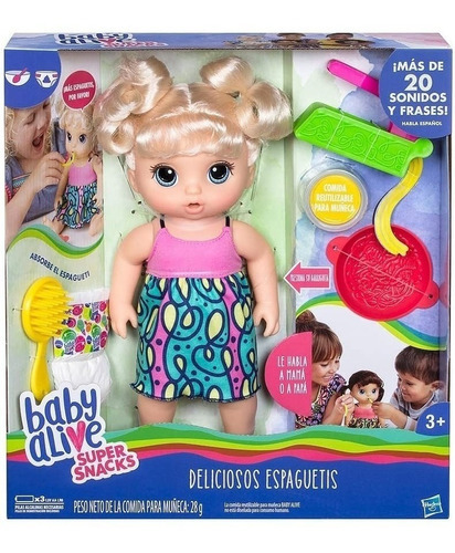 Baby alive deliciosos espaguetis cheap