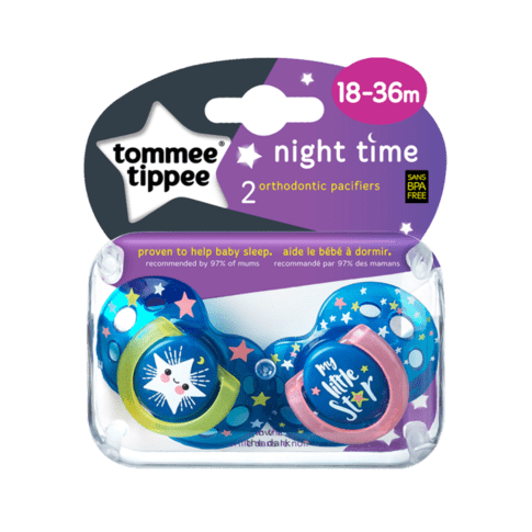 Tommee Tippee Chupete Night para niños de 18 a 36 meses 