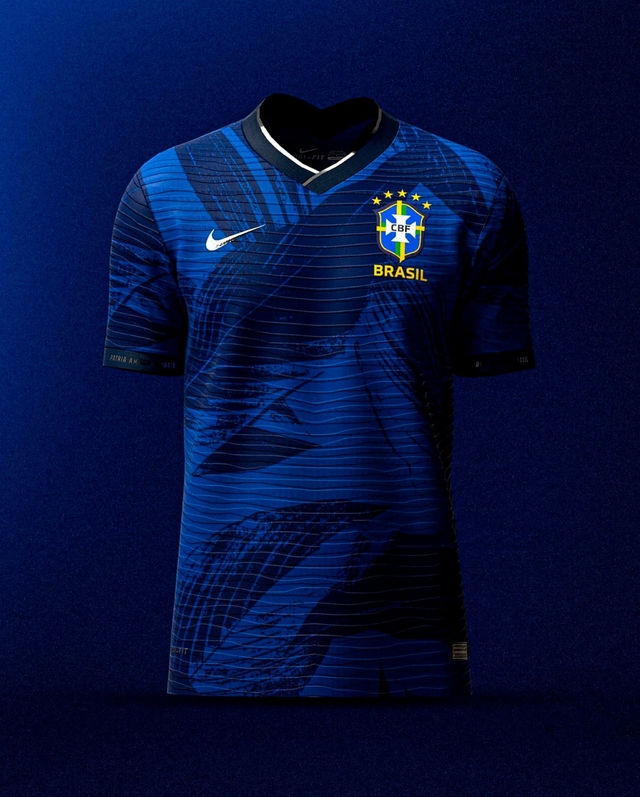 Camisa Brasil Edição Especial Azul 22/23 - Jogador