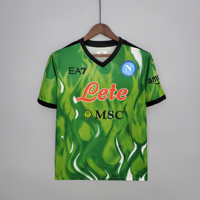 Camisa Napoli Goalkeeper 22/23 Torcedor Masculina - Verde