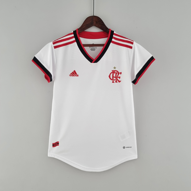 Camisa Flamengo II 22/23 Torcedor Feminina - Branca