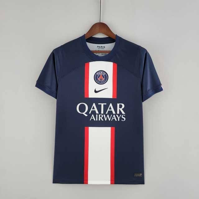 Camisa Paris Saint-Germain Home 22/23 Torcedor Nike Masculina - Marinho