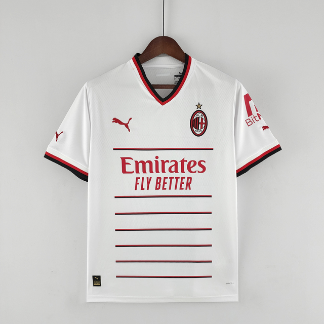 Camisa AC Milan Home 22/23 Puma Masculina - Vermelha e Preta