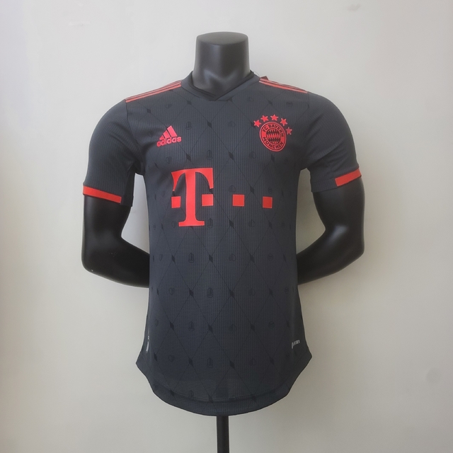 Camisa Bayern de Munique Third 22/23 Jogador Adidas Masculina - Preta