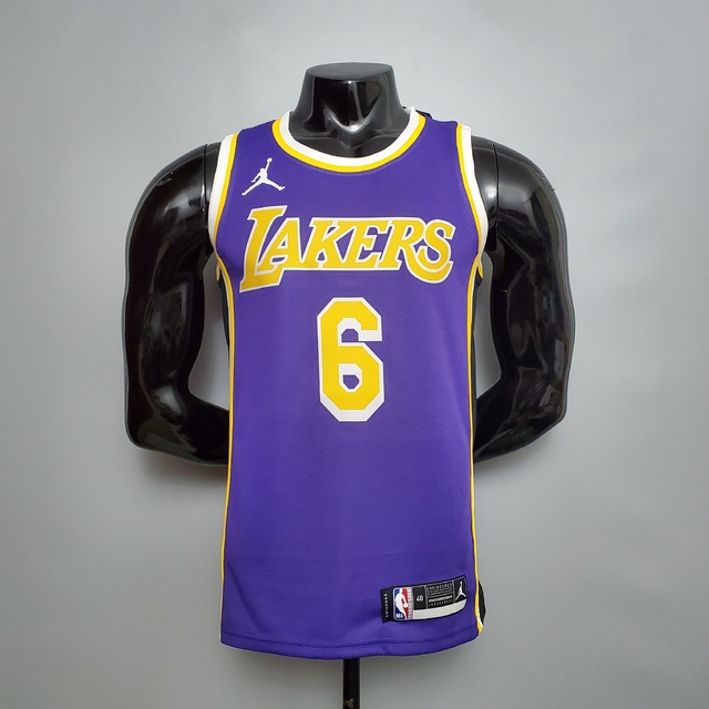 Camiseta de basquete Los Angeles Lakers LeBron James N 6 Compre ja