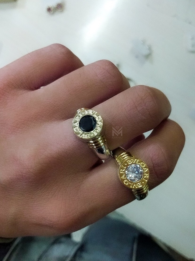 Anillo bulgari plata y oro hotsell