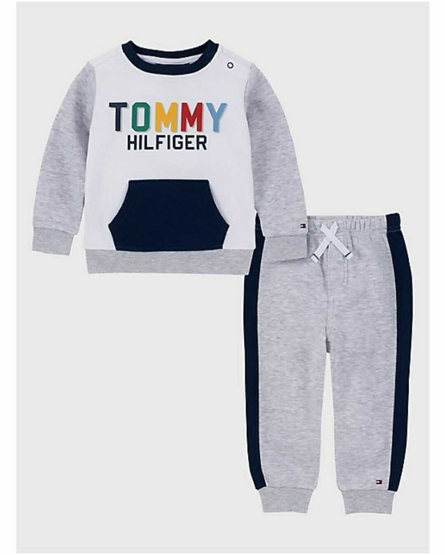 Conjunto de moletom infantil Tommy Hilfiger Baby