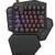 Teclado Mecanico Gamer Redragon Diti K585 Rgb Para Una Mano