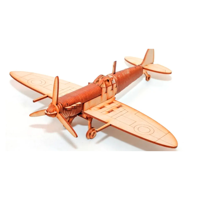 Maqueta de madera para montar Avión mecánico 346 piezas EWA