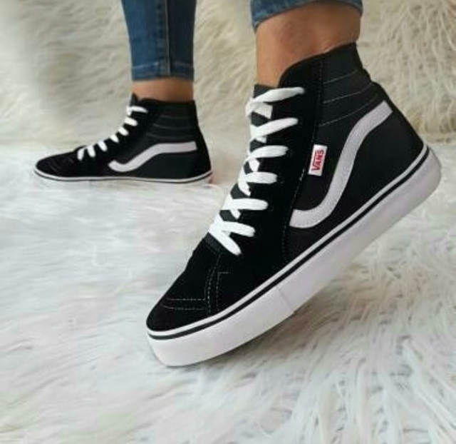 Zapatillas vans botitas mujer sales