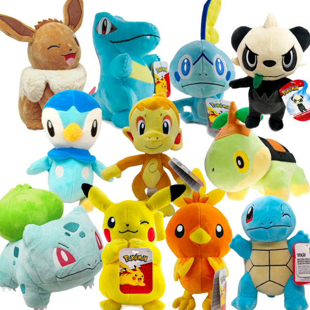 Pelúcia - Pkw - Pokemon - Jazwares - Sprigatito - Verde - Sunny