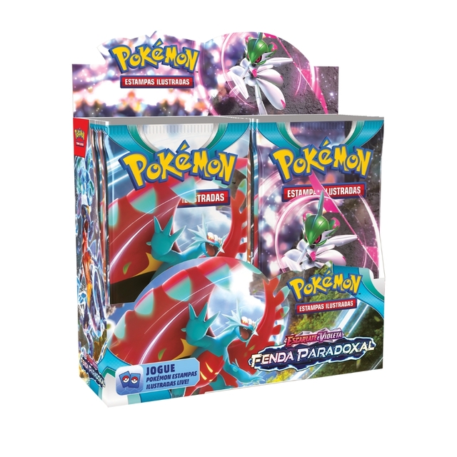 Jogo De Carta Pokemon Escarlate E Violeta 4 Fenda Paradoxal Com 1 Booster  (6 Cartas) Copag - Membi Papelaria e Livraria