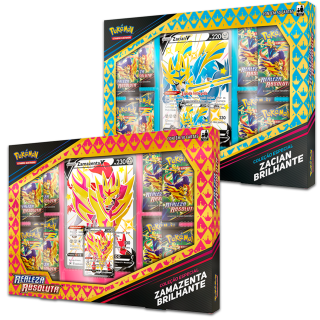 Zacian V-ASTRO, Realeza Absoluta, Banco de Dados de Cards do Estampas  Ilustradas