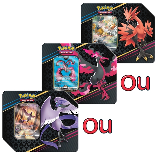 Coleção Cartas Pokemon Evoluções de Eevee Lata com 25 Cartas