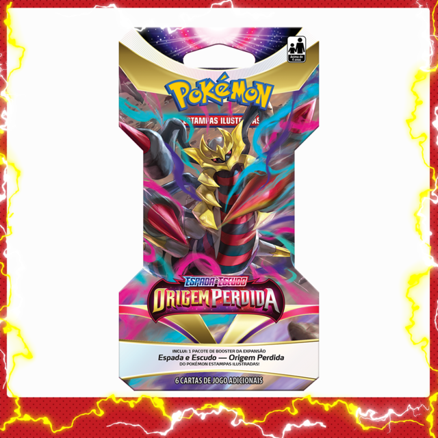 Blister Quádruplo Pokémon Espada Escudo Origem Perdida 25 Un - Copag - Deck  de Cartas - Magazine Luiza