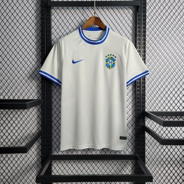 Camisa Seleção Brasileira White Edição Comemorativa 22/23 Torcedor Nike  Masculina - Branca