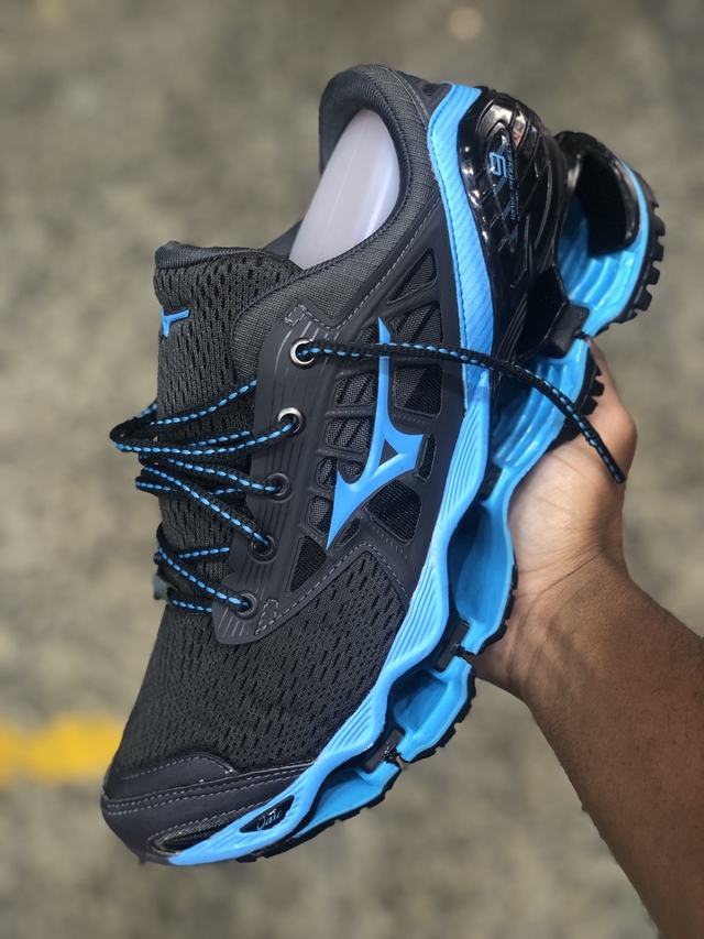 Mizuno Pro 9 Preto/Azul (Nacional)