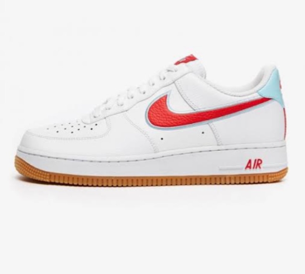 Nike Air Force Branco Vermelho azul