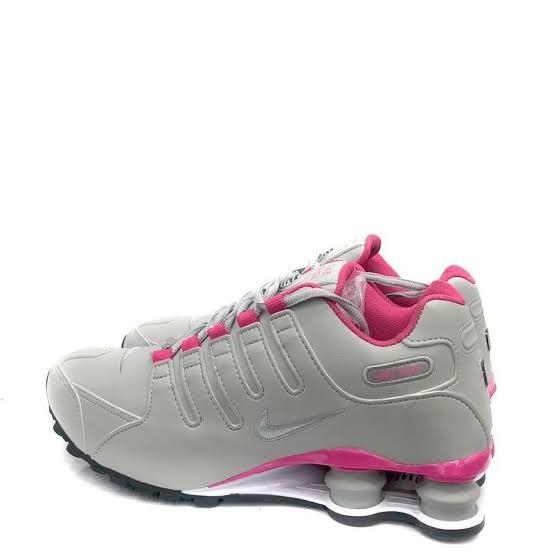 Nike Shox Cinza c/Rosa - Mandella Shoes - Site Oficial