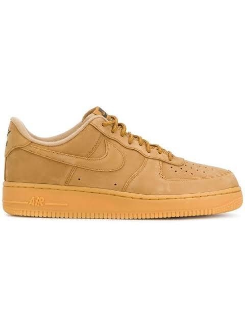 Nike Air Force Bege Camurça