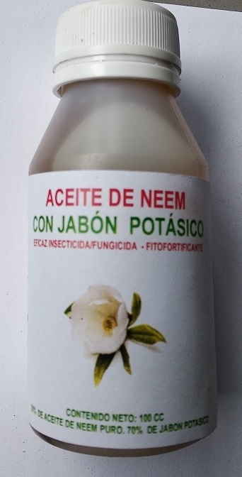 Aceite de NEEM con jabón potásico - Insecticida orgánico - Plants Lovers Uy