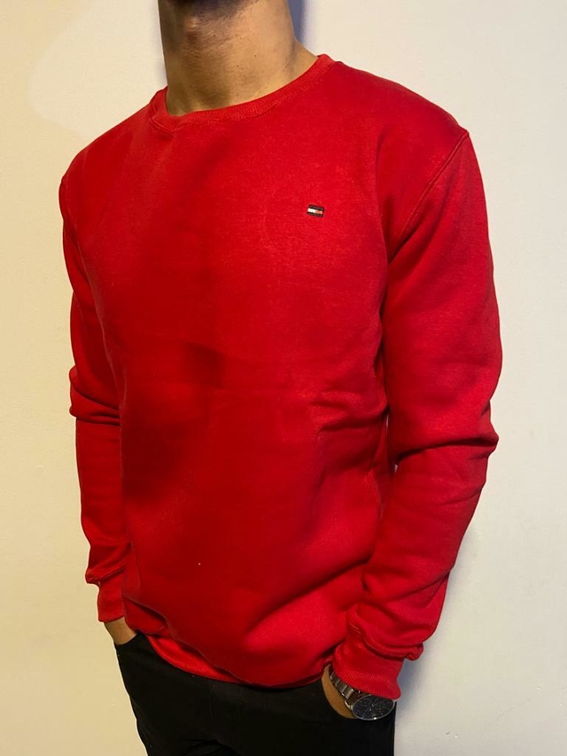 Buzo basico TOMMY HILFIGER rojo