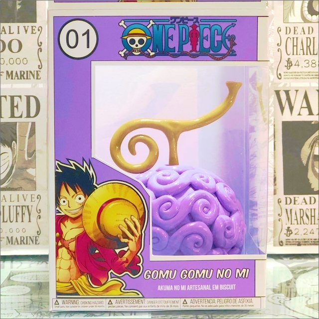 Action Figure - Kit 2 Akumas no mi (Gomu - Hie)- One Piece