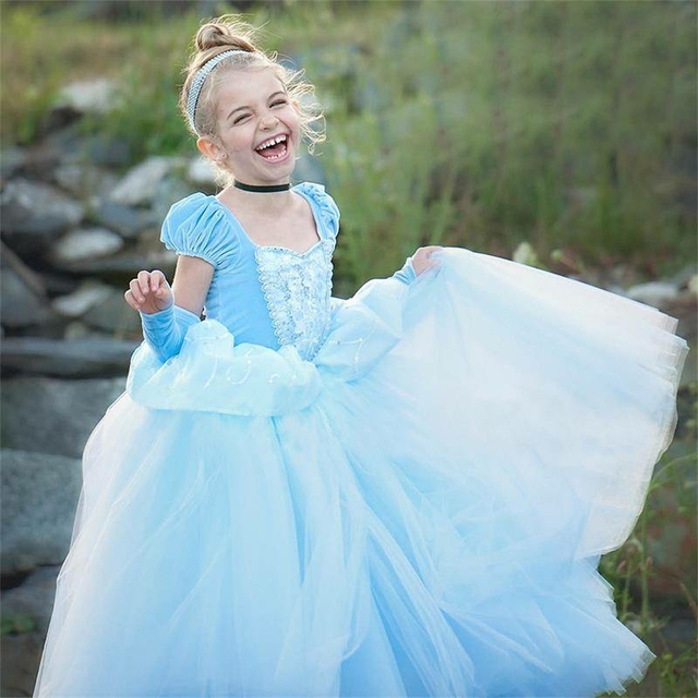 Vestido Infantil Cinderela - Luxo, vestidos da cinderela infantil -  thirstymag.com