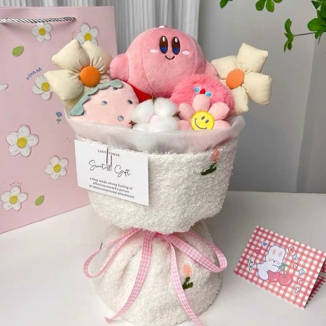 Buquê de Pelúcia Kawaii Kirby