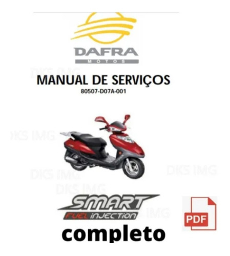 MANUAL DE SERVIÇO DAFRA SMART 125 - 2010