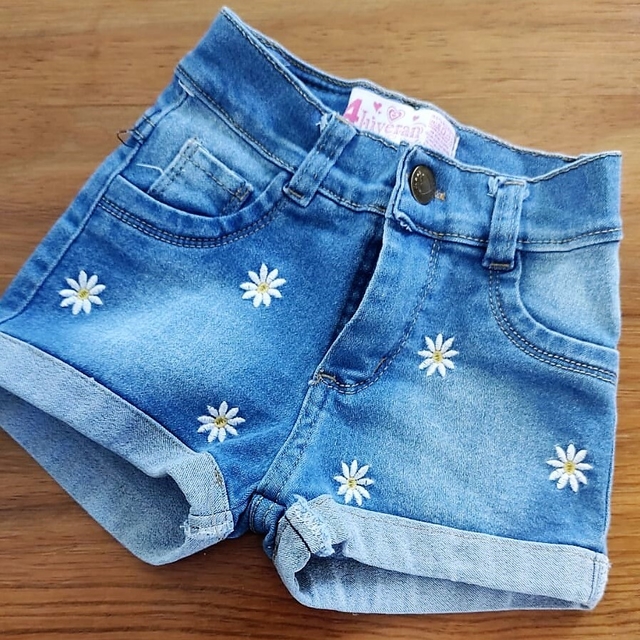 Short Jean con bordado Comprar en Cotton Town