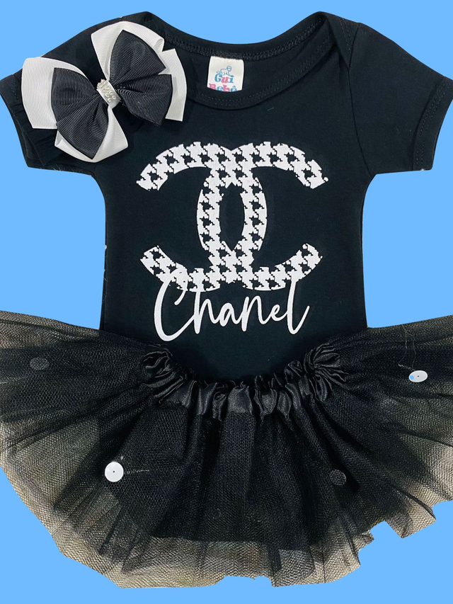 Kit Completo Chanel Preto JC BABY KIDS