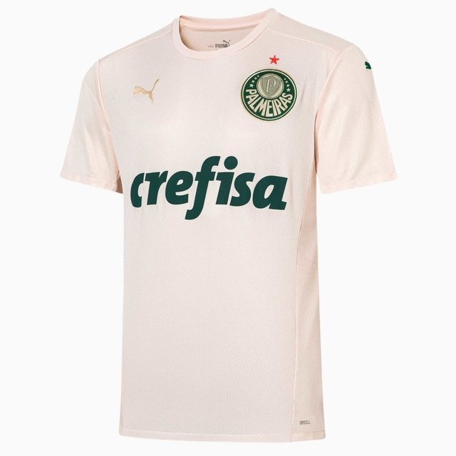 Camisa Palmeiras III 21/22 Torcedor Puma Masculina - Creme