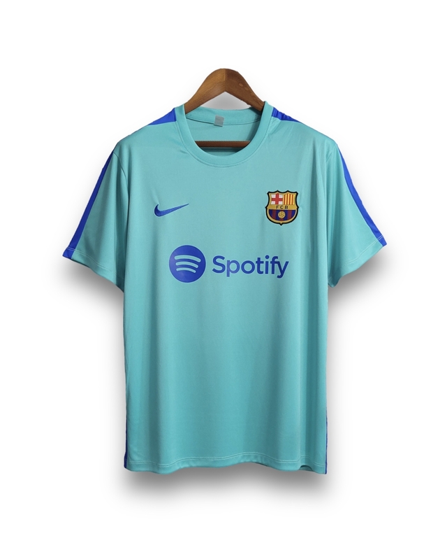 Camisa Barcelona 2023 - Treino Masculina - Verde Agua