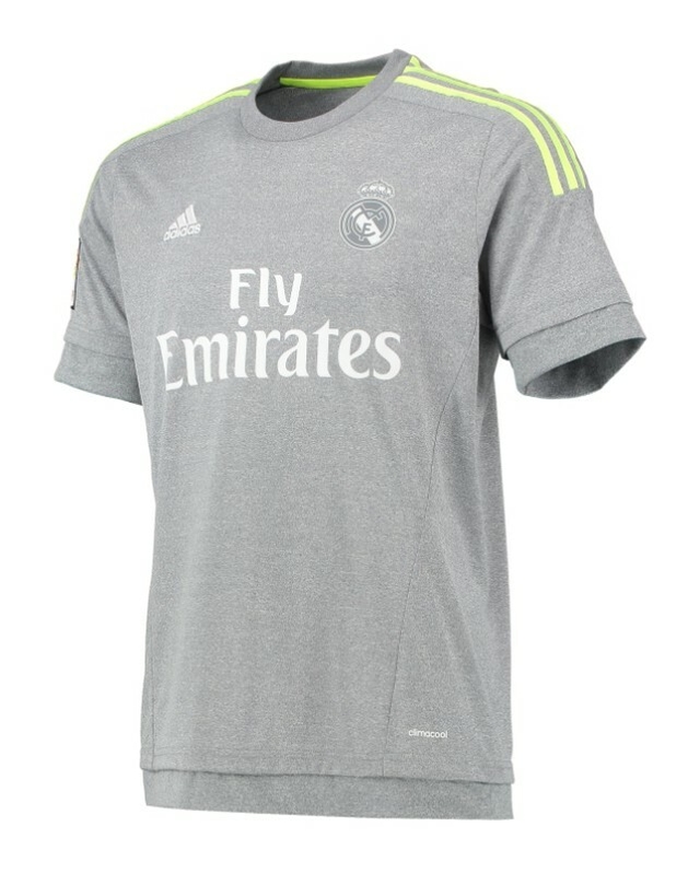 Camisa real sale madrid cinza