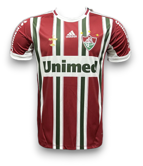 Camisa Fluminense 2011-12 Adidas - Retrô Masculino - Tricolor